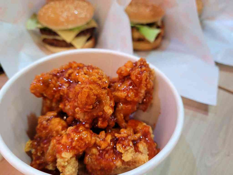 Sweet and Spicy Chicken tenders ($7.50)