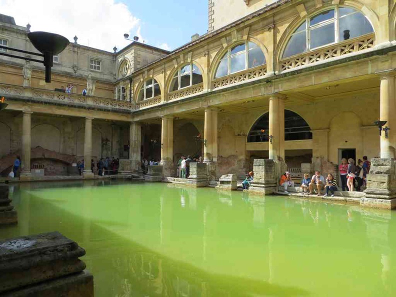 Central roman bath in bath England