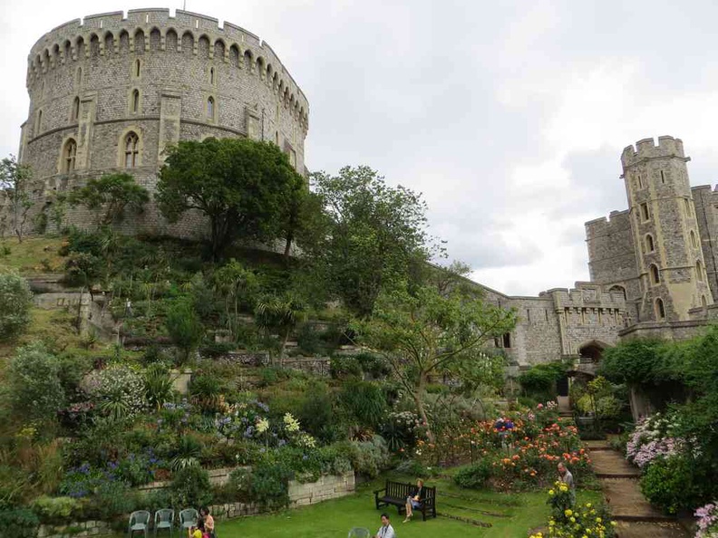 Windsor castle central round tower