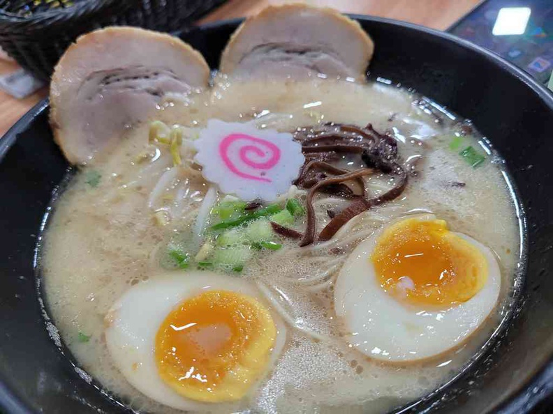 Miso ramen, a staple Tonkotsu ($6.80) you can't go wrong with