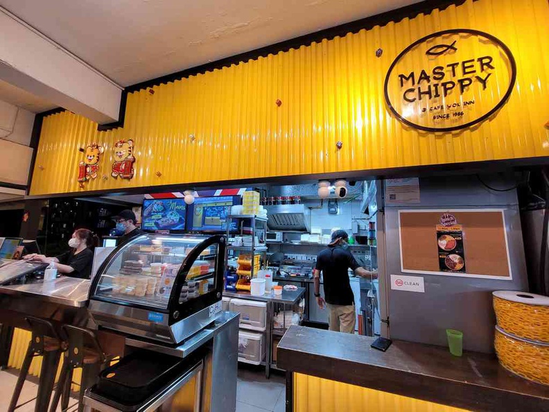 Master Chippy Fish and Chips Store front at Toa Payoh North