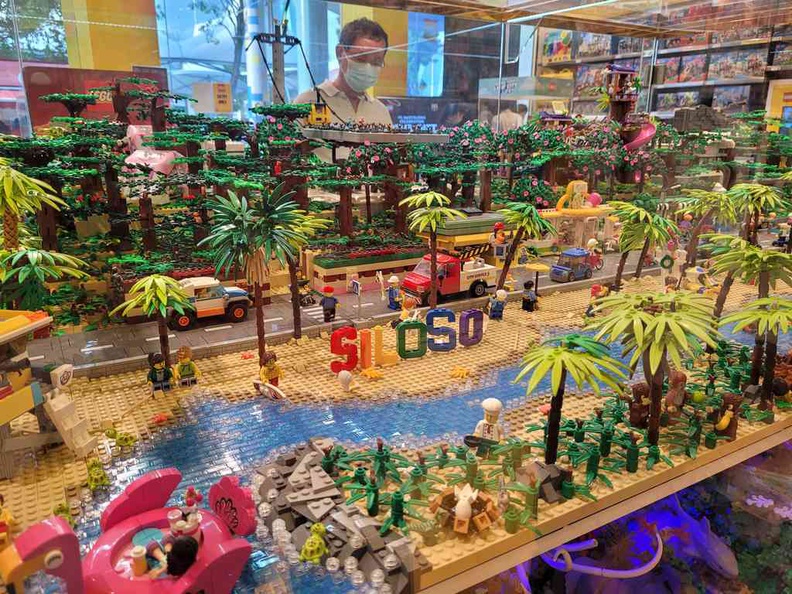 Sentosa Lego Shop Siloso beach mural