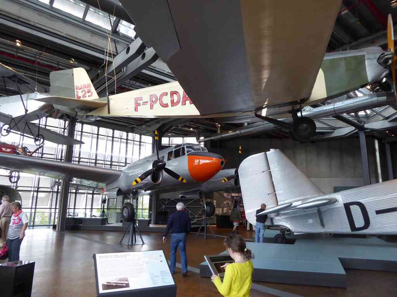 The aviation gallery is one of the impressive sections, with plans of commercial flight and military