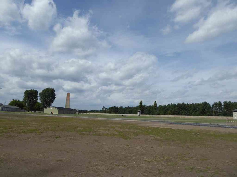 Sachsenhausen Concentration Camp grounds, with vast open spaces as most of the buildings were destroyed by the Nazis