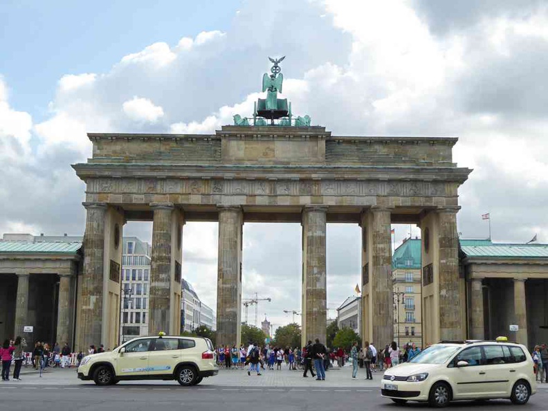 Brandenburg Gate, a symbol of freedom at Pariser Platz square