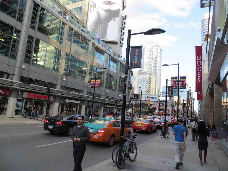 Toronto Canada Downtown street shops