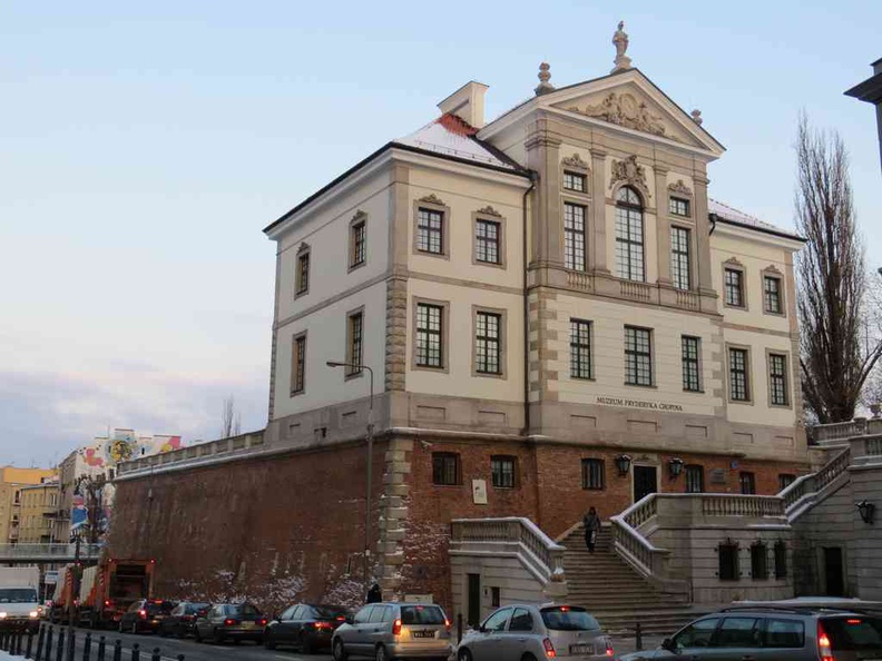 The Chopin museum situated a the 17th century Ostrogski Castle