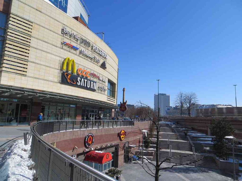 Zlote Tarasy Golden Terraces Shopping center near the main central station