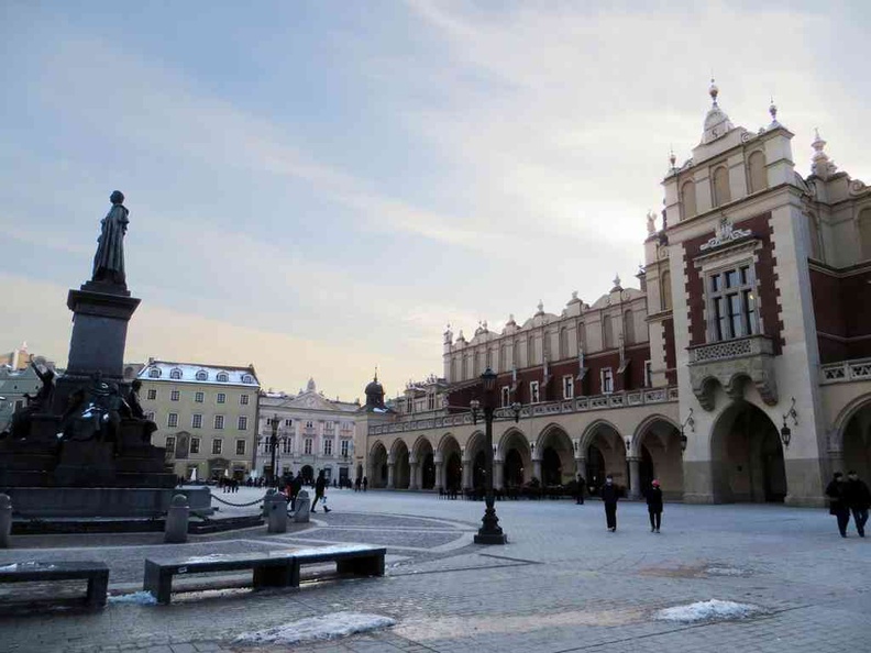 Krakow City Market square in the heart of the old town
