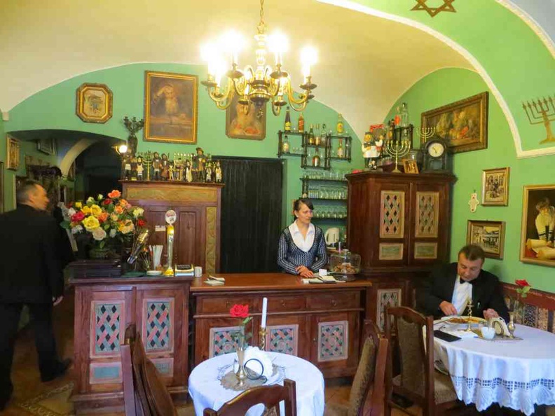 Krakow City Cozy Jewish Restaurant in the old town district