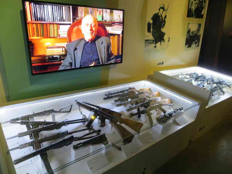 Warsaw Uprising Museum gun gallery. There are lots, lots of guns here