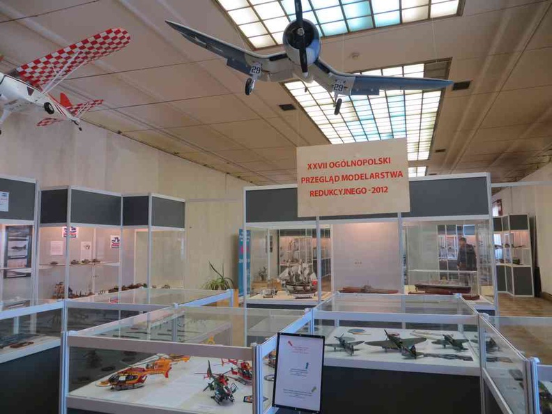 Warsaw Tech MuseumModel room with a selection of aviation, land and naval models