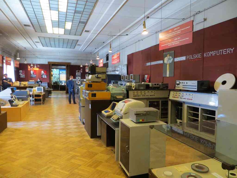 Warsaw Tech Museum computer and electronics gallery