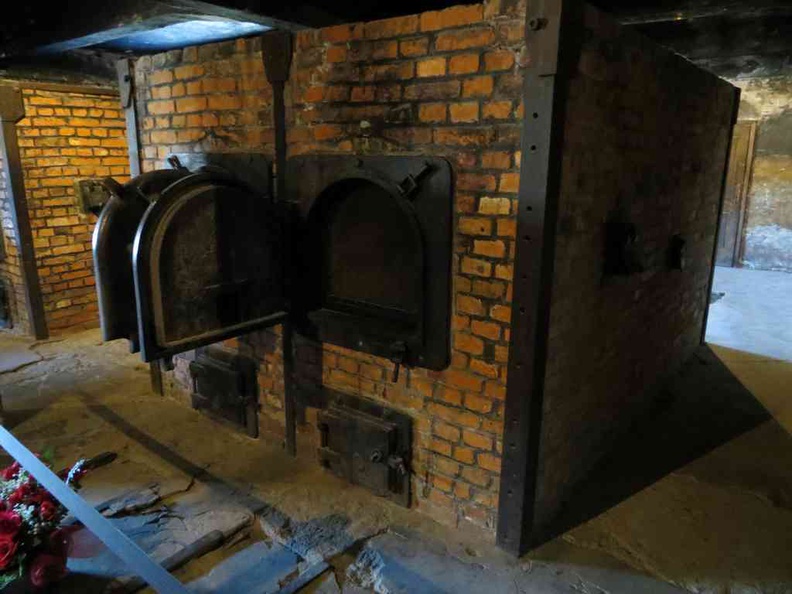 Auschwitz concentration camp underground crematorium rooms left intact after the German abandoned the camp