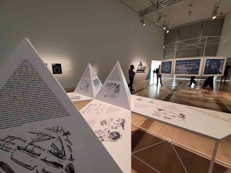 Exhibit galleries Buckminster Fuller Radical Curiosity at Art science Museum