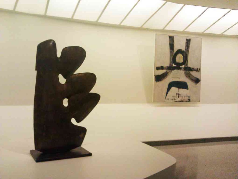 Guggenheim Museum nice modern showcase of artwork canvas and sculptures
