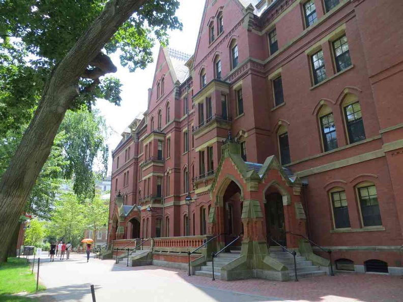 On the Harvard University garden and campus grounds