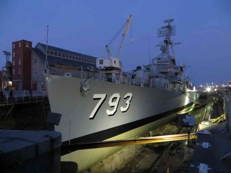 The USS Cassin Young ship, a Fletcher-class destroyer