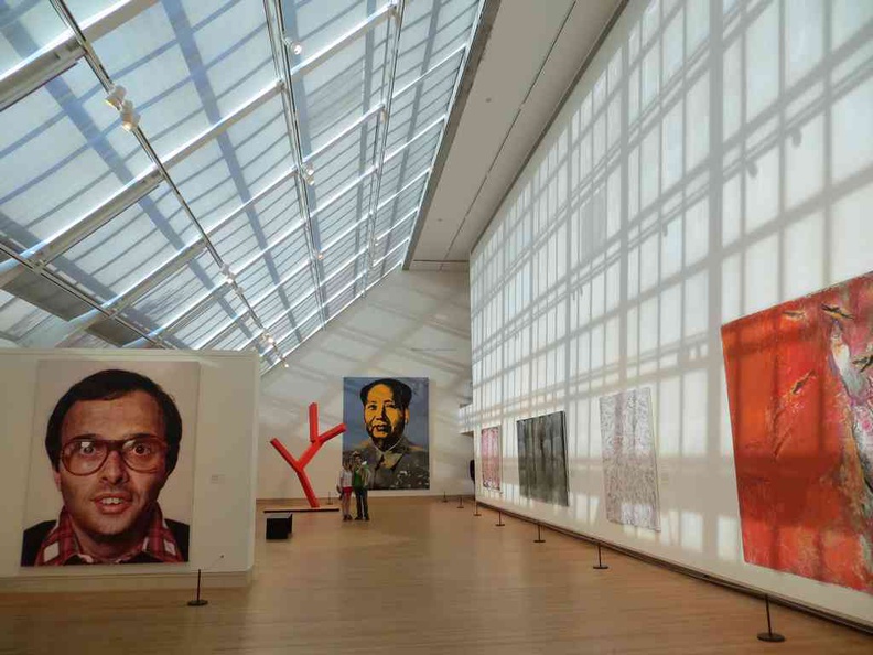 The MET Modern art galleries are spick, open and clutter free, a reflection of contemporary expressionism