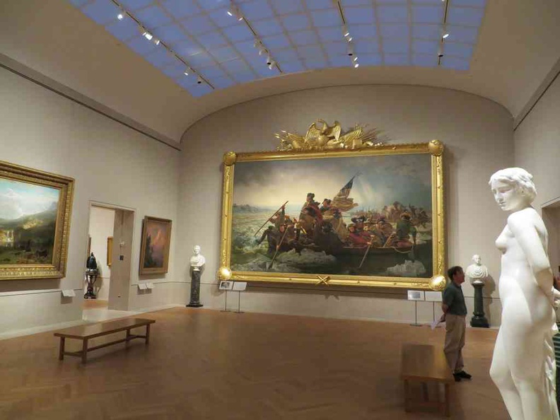 The painting gallerias which is the setting for the American and European art galleries