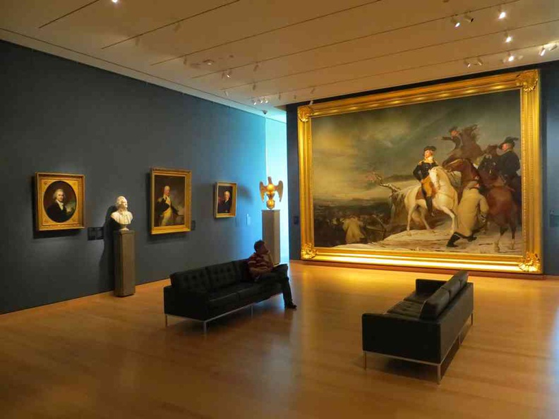European and American paintings galleries in a rather conducive setting
