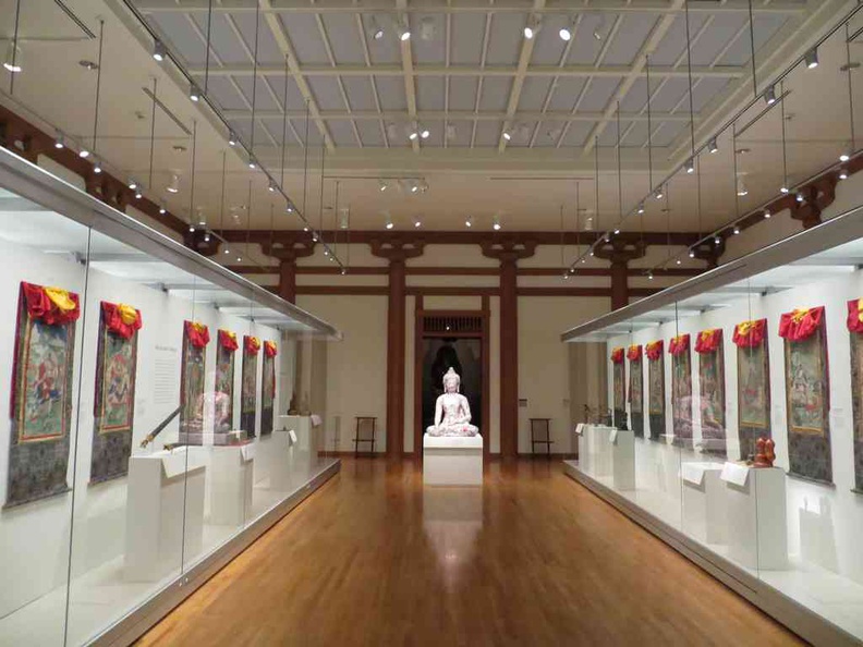 The Asian religion section in the Boston Museum of Fine Arts