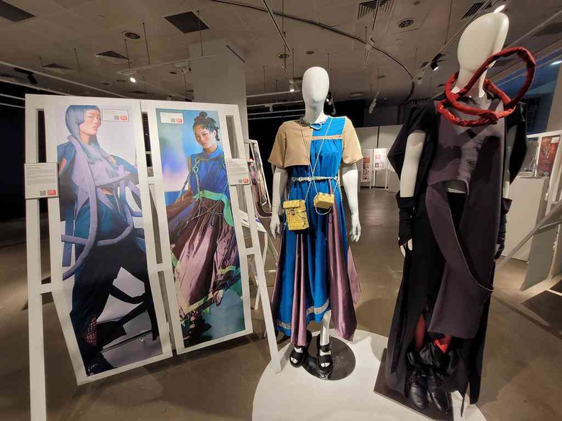 Fashion displays in the fashion gallery campus building