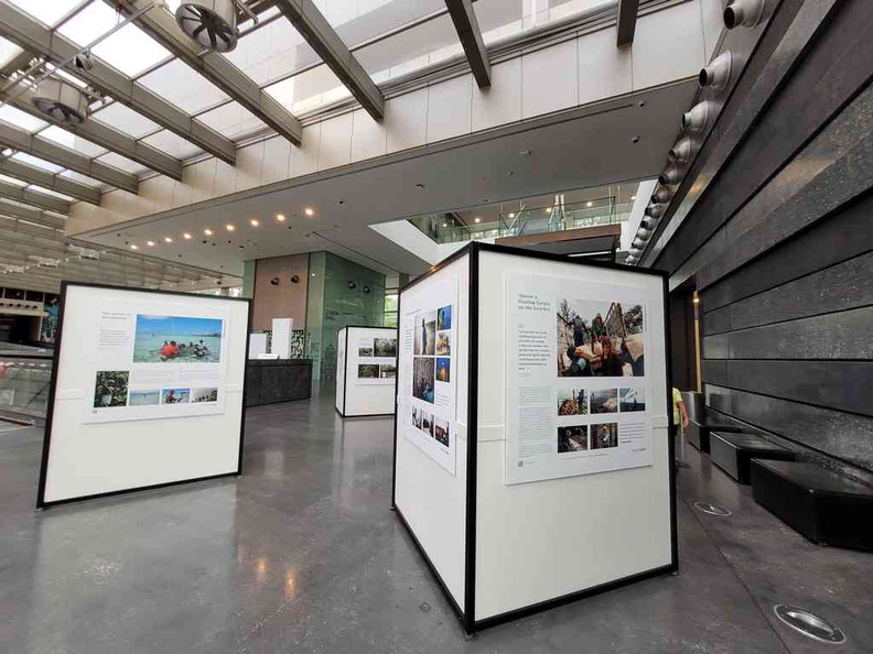 The Amer Photo Exhibition gallery sits the national museum top second floor