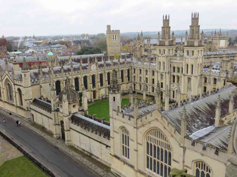 All Souls College grounds, one of the 38 colleges in Oxford city, each with their own heritage and history