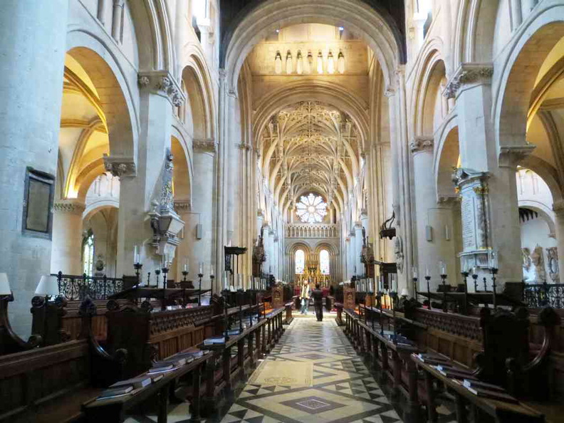 The expansive and impressive Christ Church Cathedral interior