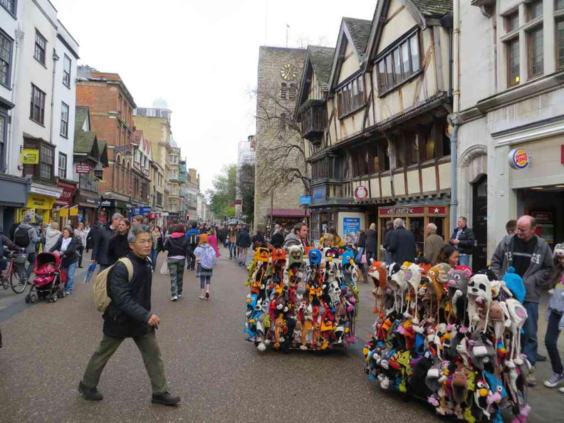 Exploring on the streets of Oxford city center