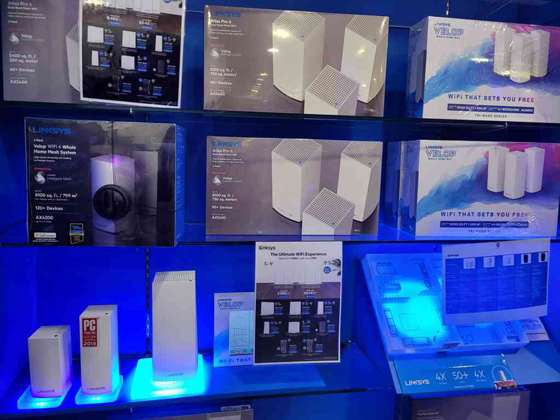 Linksys offerings at my local Challenger in-store