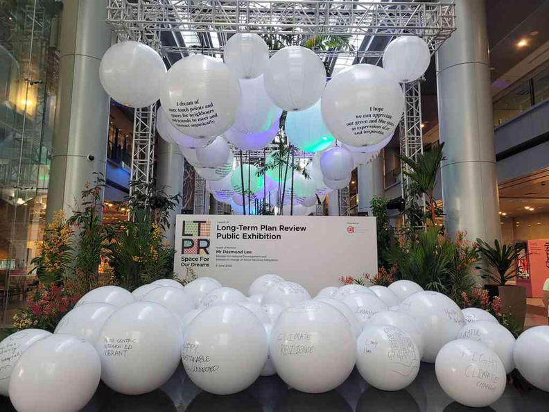 Welcome to the URA Long-Term Plan Review, with the wishing balls at the main lobby