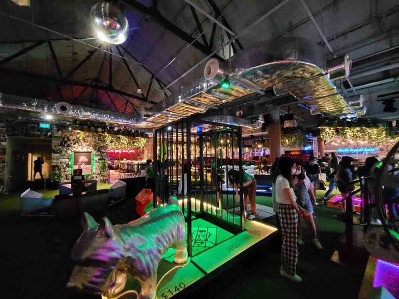 Welcome to Holey Moley Minigolf Clarke Quay, with the general play area