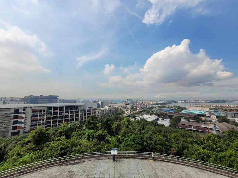 View from the top of Jurong hill tower