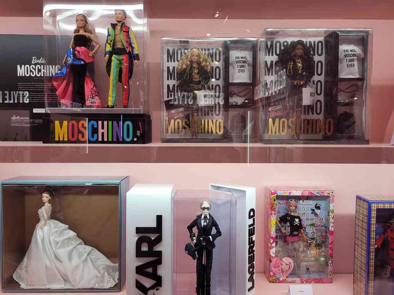A display of luxury fashion in collaboration with fashion houses like Moschino to name afew