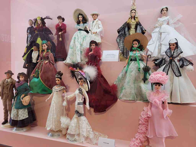 The dolls and clothing are elaborate and evolved over the times and fashion trends