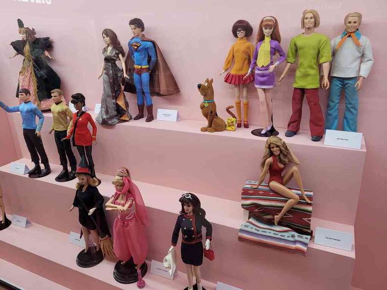 House of dreams Barbie Pop culture figures including Star trek, Superman and Scooby doo too