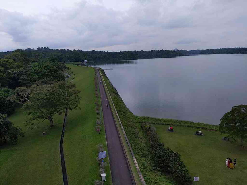 View on the left towards the South end side of Seletar Reservoir