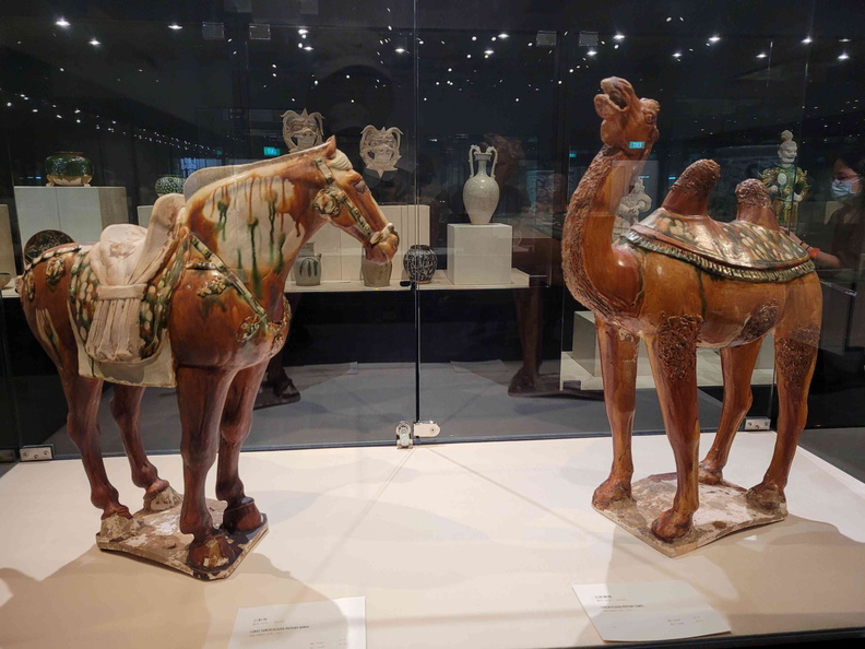 Horse and camel are some of the more rare pottery here at Kaideoscope in Clay