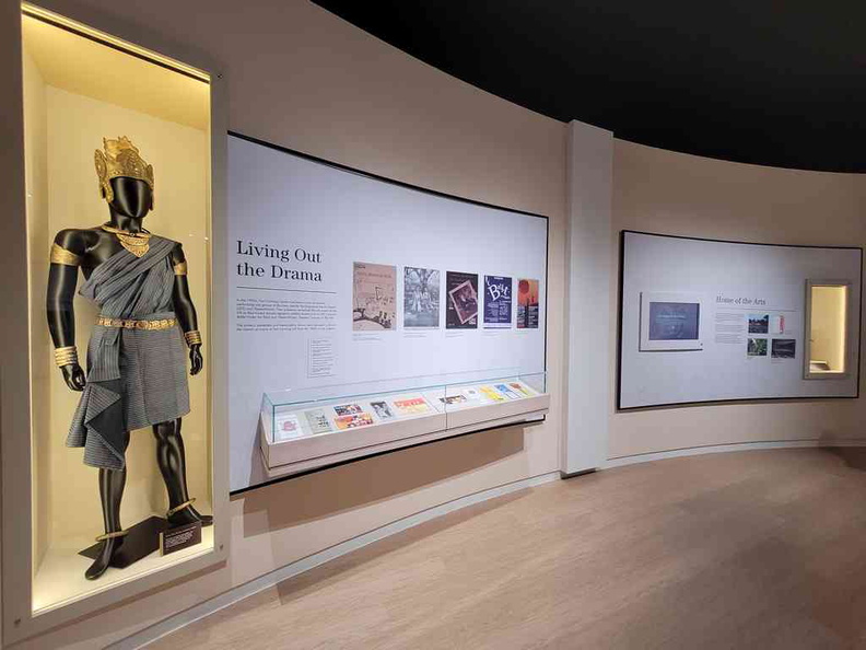 The Bicentennial display is now part of the Fort canning permanent exhibition