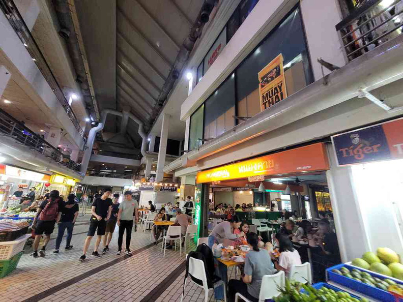 Golden mile complex is home to sundry stores, supermarkets, and many eateries with most in the main shopping lobby