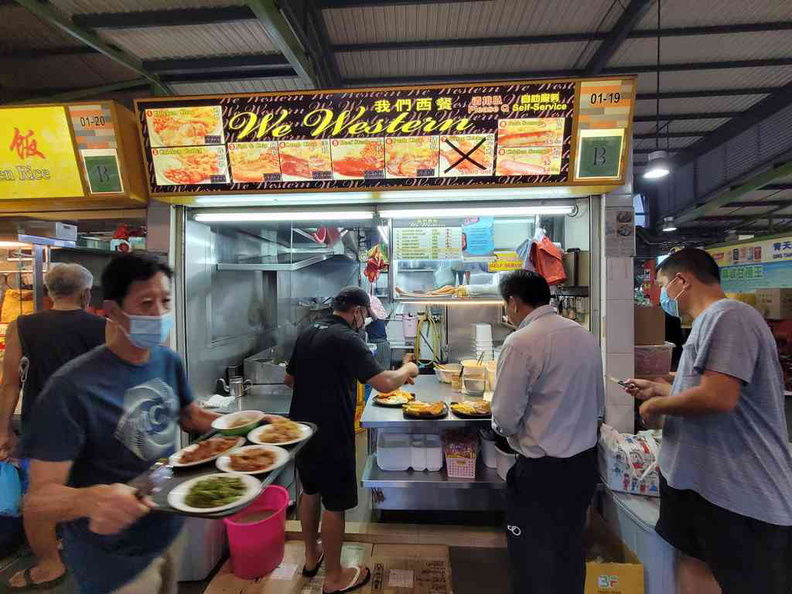 We Western store front at Bukit Merah View hawker center