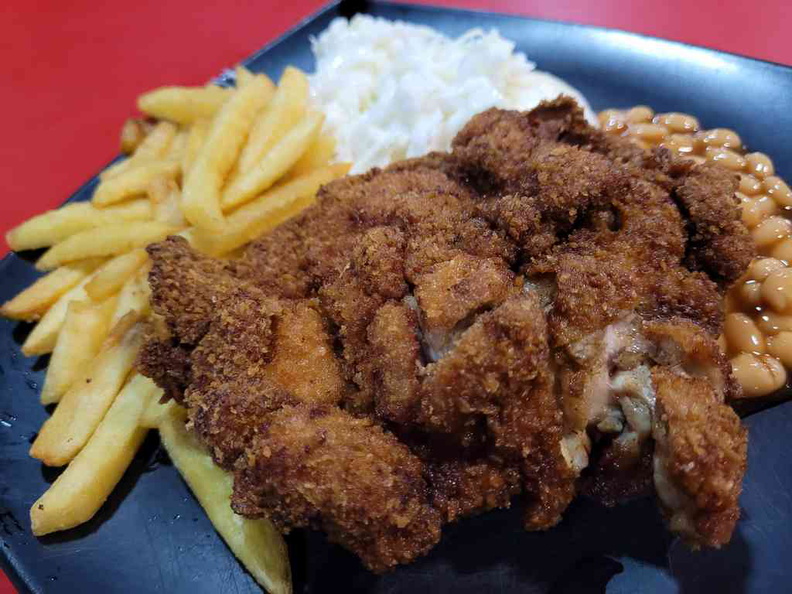 Fried goodness juicy chicken cutlet, one of We Western's staple favorite menu offerings
