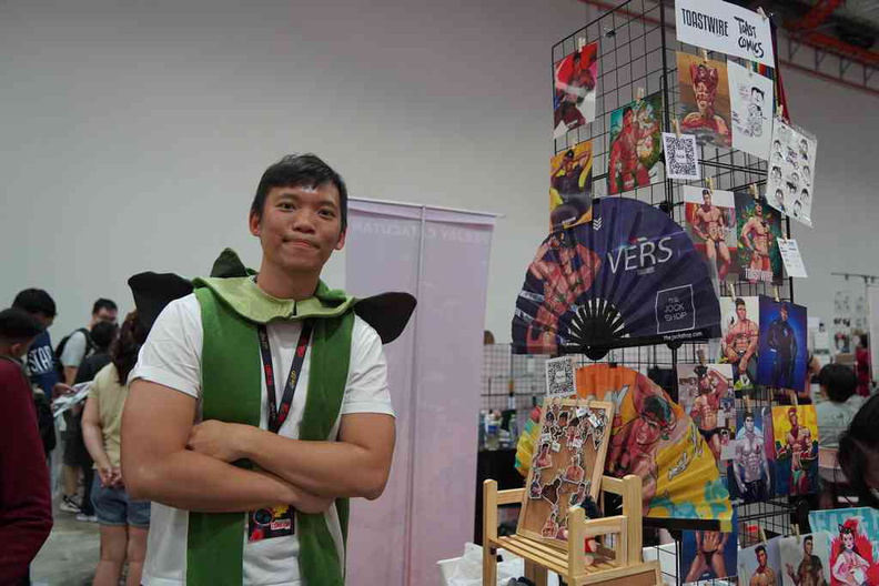 Toast comics, one of the few independent Singapore sellers here at the convention