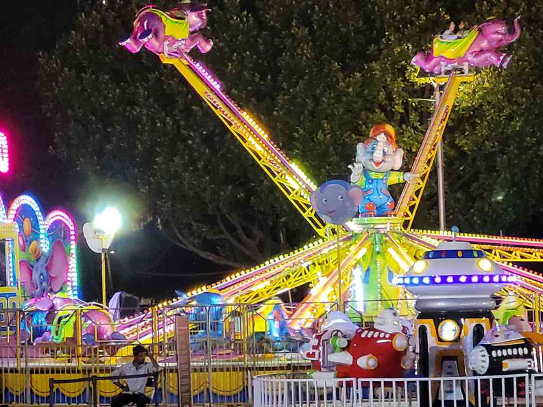 Dumbo Carousel ride, one of the larger rides here