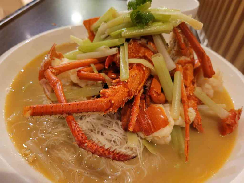 One of their best and flavorful dishes- Braised rice vermicelli with local lobster and leek