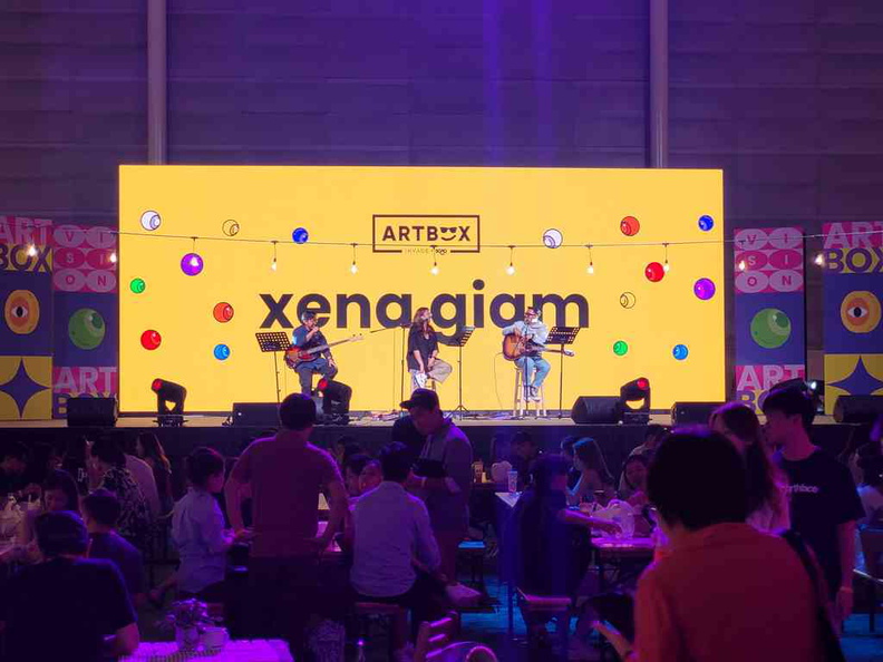 Live performances on the Artbox 2023 Singapore Expo main stage