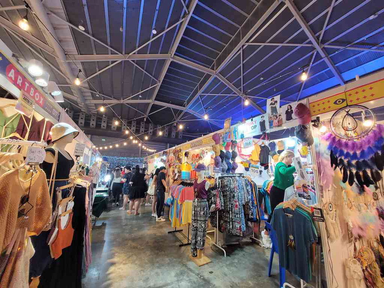 The Market hall is the first thing you see entering Artbox 2023 Singapore expo
