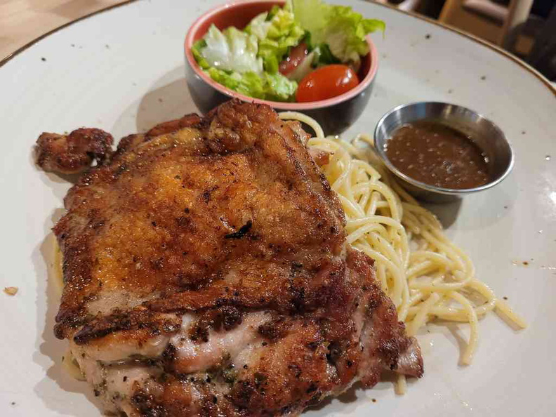 Chicken chop ($11.90), a staple and filling favorite you can't go wrong with.